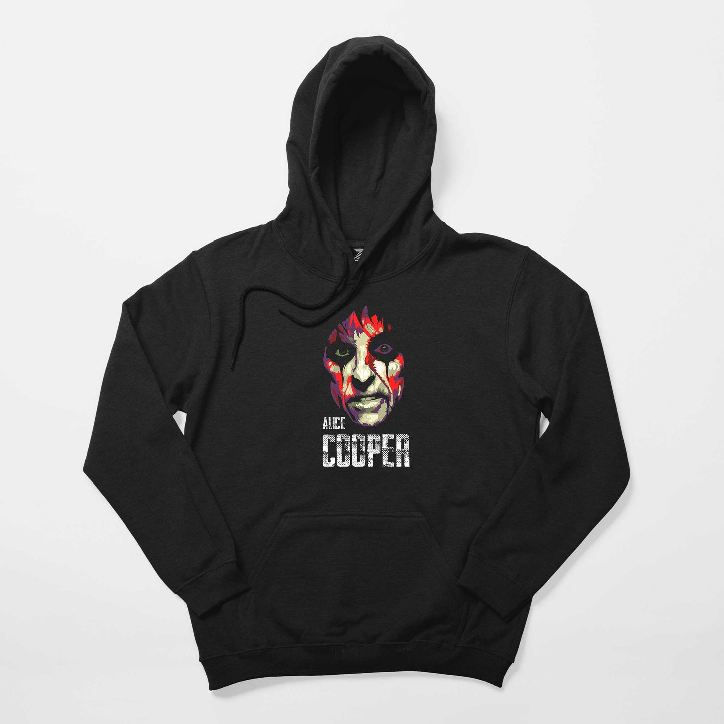Alice Cooper Silüet Siyah Kapşonlu Sweatshirt Hoodie