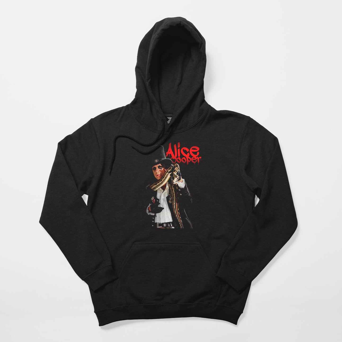 Alice Cooper Snake Siyah Kapşonlu Sweatshirt Hoodie