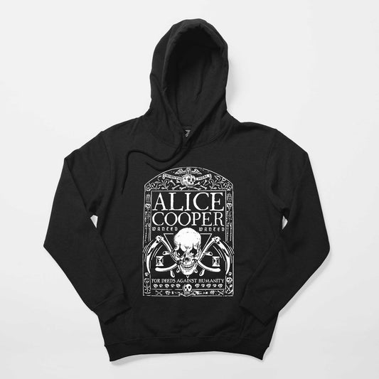 Alice Cooper Memento Mori Siyah Kapşonlu Sweatshirt Hoodie