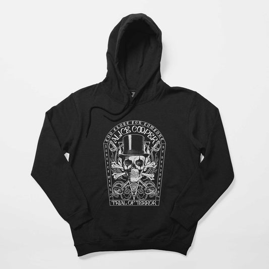 Alice Cooper Trial Of Terror Siyah Kapşonlu Sweatshirt Hoodie