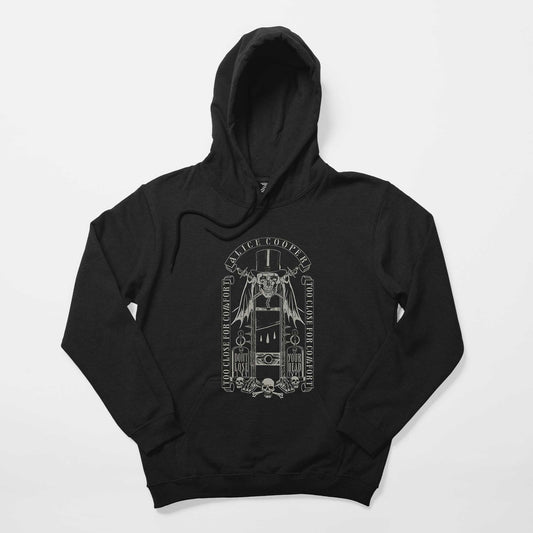Alice Cooper Too Close For Comfort Siyah Kapşonlu Sweatshirt Hoodie