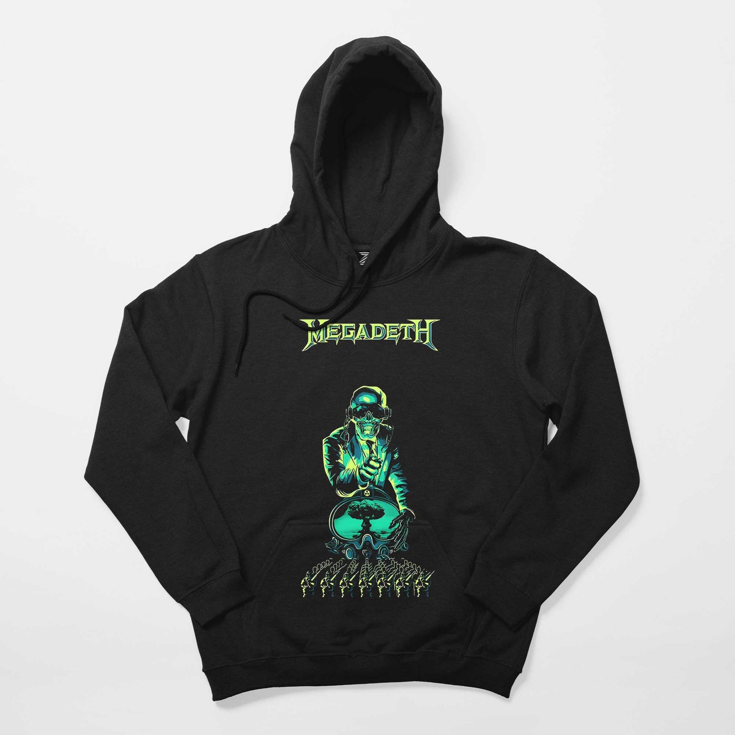 Megadeth Nuke Siyah Kapşonlu Sweatshirt Hoodie