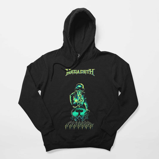 Megadeth Nuke Siyah Kapşonlu Sweatshirt Hoodie