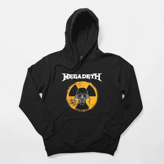 Megadeth WARNING! Alarm Siyah Kapşonlu Sweatshirt Hoodie