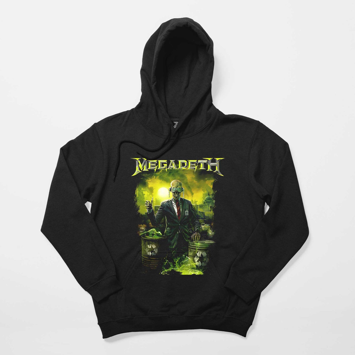 Megadeth Waste Profit Siyah Kapşonlu Sweatshirt Hoodie