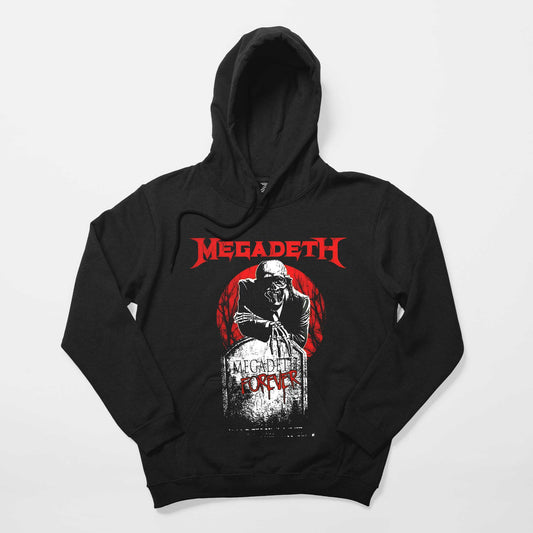 Megadeth Forever on Reels Siyah Kapşonlu Sweatshirt Hoodie