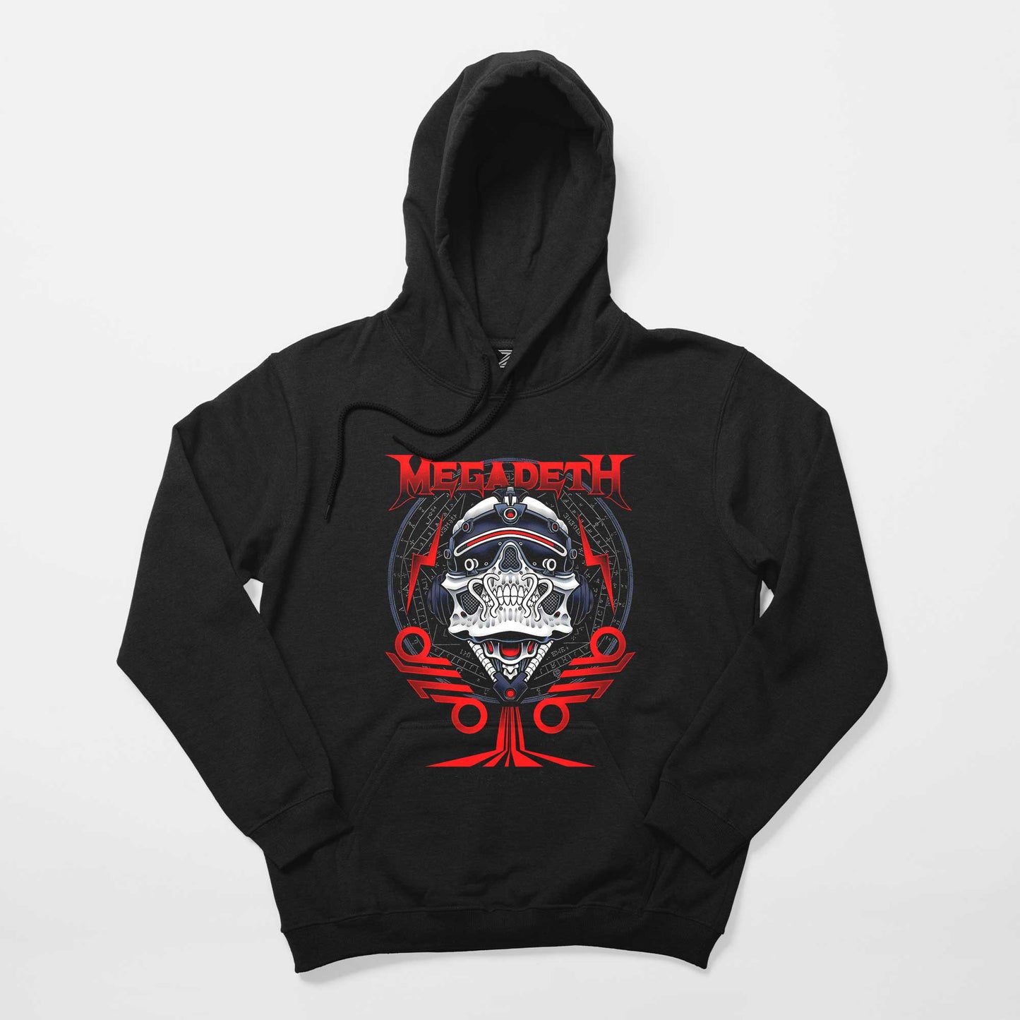 Megadeth The Walls Are Closing Siyah Kapşonlu Sweatshirt Hoodie