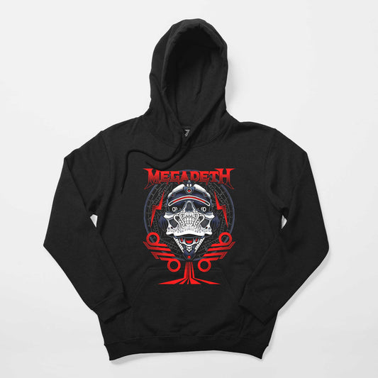 Megadeth The Walls Are Closing Siyah Kapşonlu Sweatshirt Hoodie