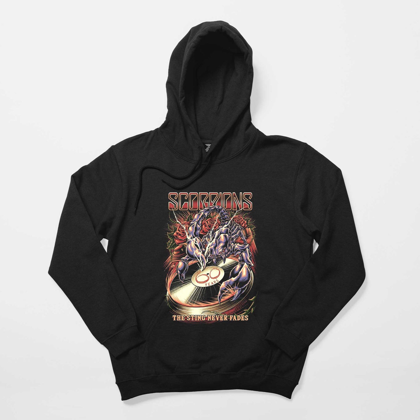 Scorpions The Sting Never Fades Siyah Kapşonlu Sweatshirt Hoodie