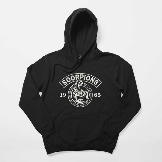 Scorpions Scream For Me Siyah Kapşonlu Sweatshirt Hoodie