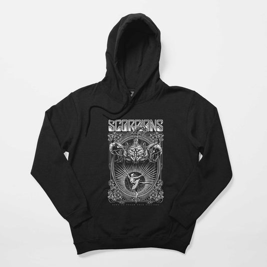 Scorpions Born To Touch Your Feelings Siyah Kapşonlu Sweatshirt Hoodie