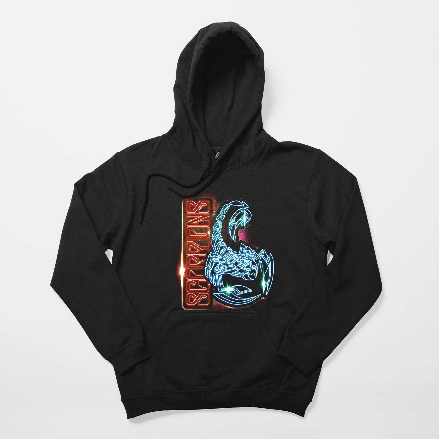 Scorpions Diamond Scorpion Siyah Kapşonlu Sweatshirt Hoodie