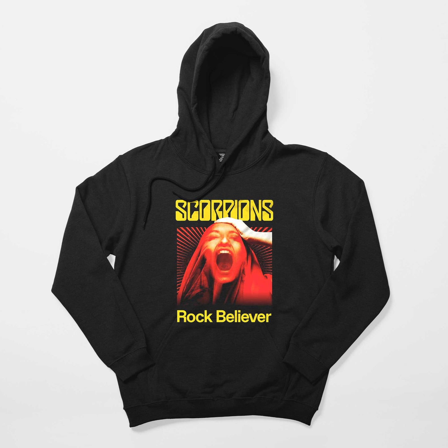 Scorpions Rock Believer Siyah Kapşonlu Sweatshirt Hoodie