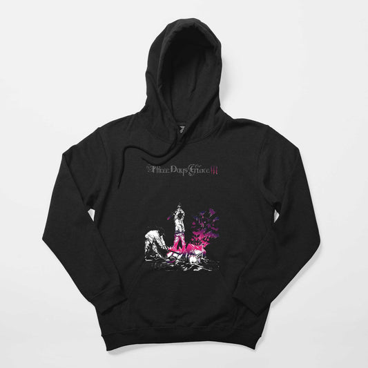 Three Days Grace Life Starts Now Siyah Kapşonlu Sweatshirt Hoodie