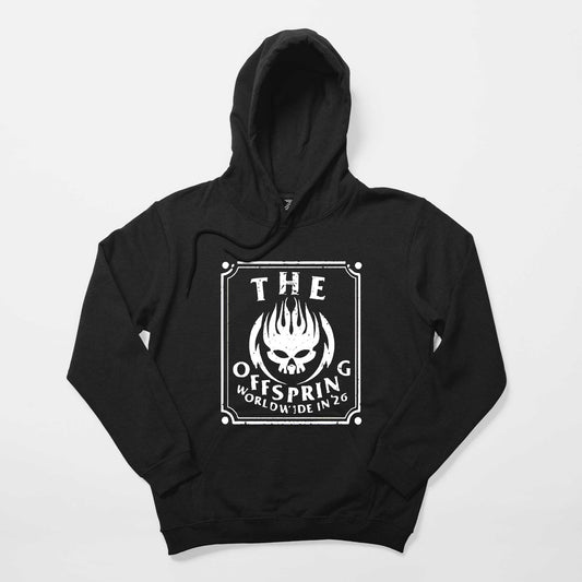 The Offspring Worldwide In '26 Siyah Kapşonlu Sweatshirt Hoodie