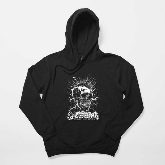The Offspring Mohawk Siyah Kapşonlu Sweatshirt Hoodie