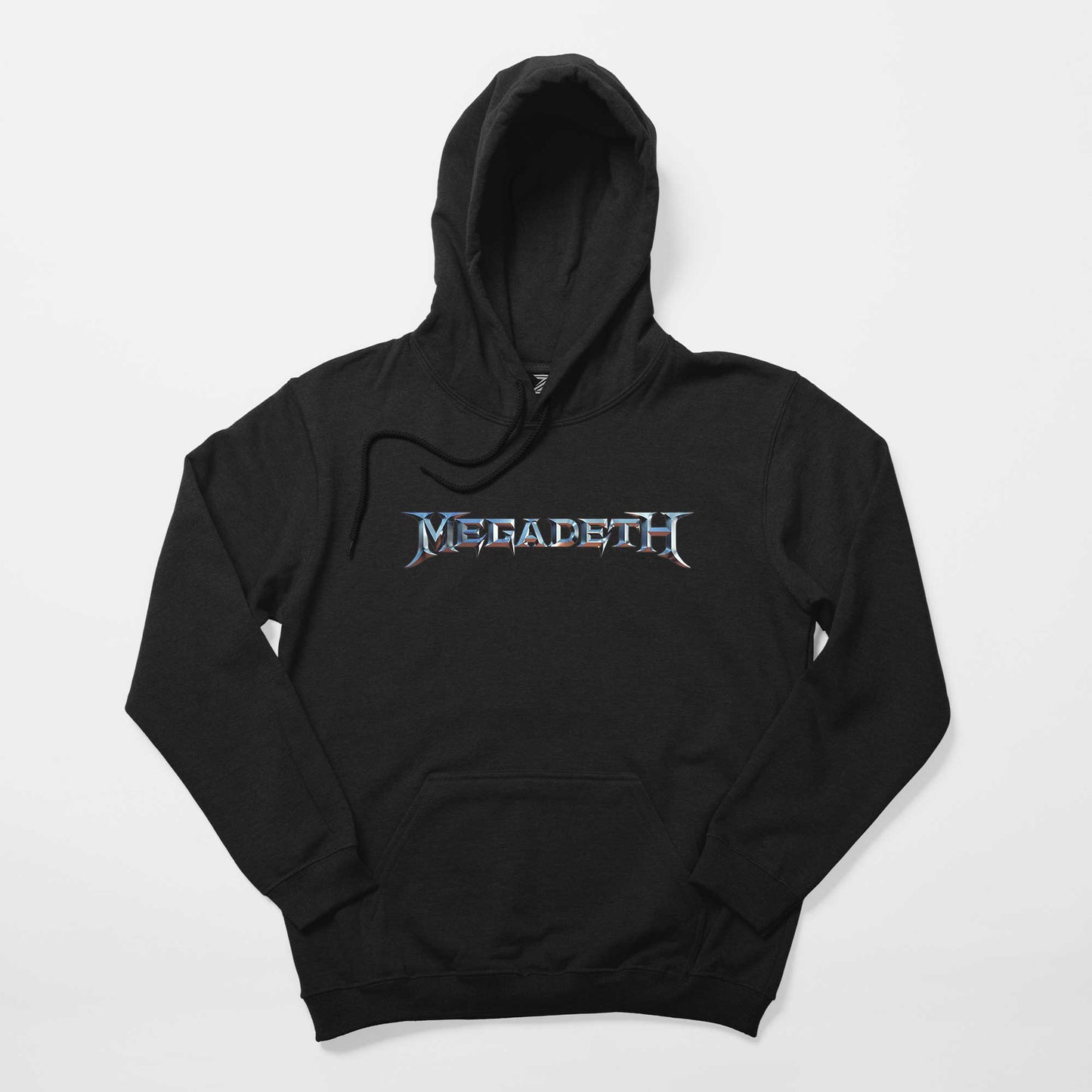 Megadeth Text Rainbow Siyah Kapşonlu Sweatshirt Hoodie