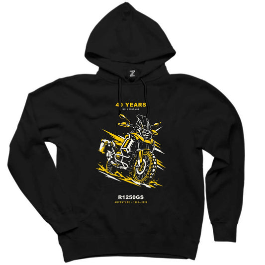Bmw Ralli Atılımı Siyah Kapşonlu Sweatshirt Hoodie