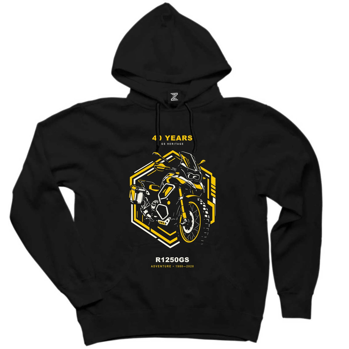 Bmw Teknolojik Altıgen Siyah Kapşonlu Sweatshirt Hoodie