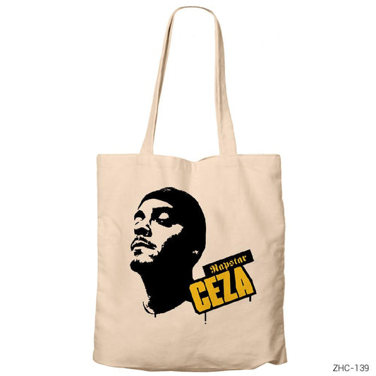 Rapstar Krem Fermuarlı Bez Çanta Gabardin