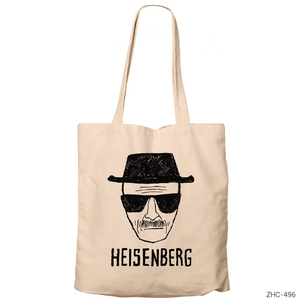 Breaking Bad Heisenberg Krem Kanvas Bez Çanta