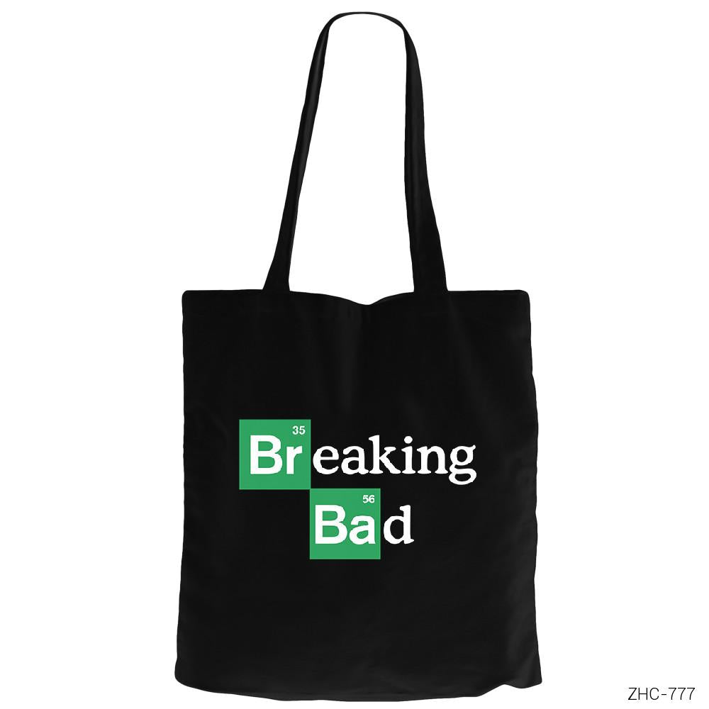 Breaking Bad Siyah Fermuarlı Bez Çanta Gabardin