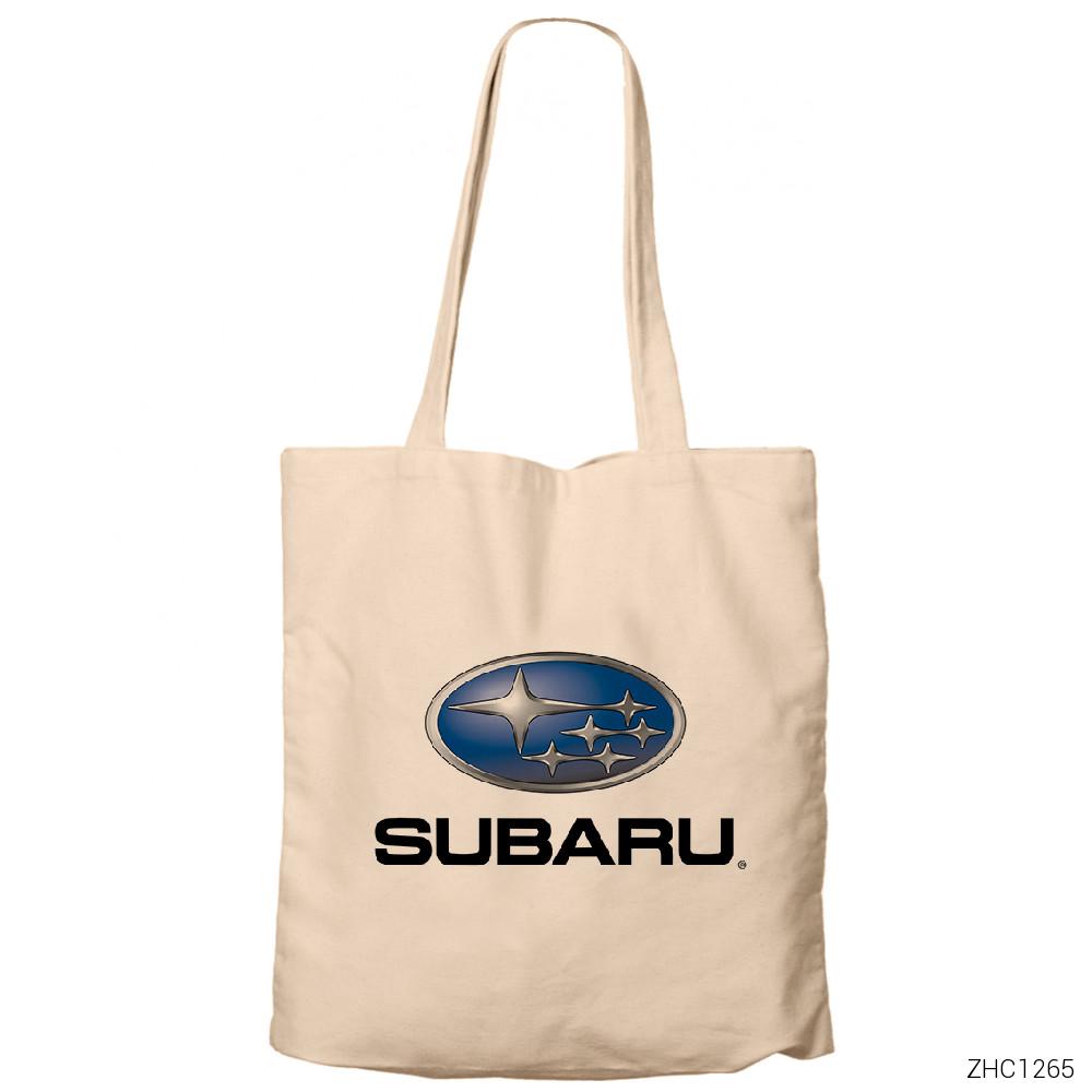 Subaru Logo Krem Kanvas Bez Çanta