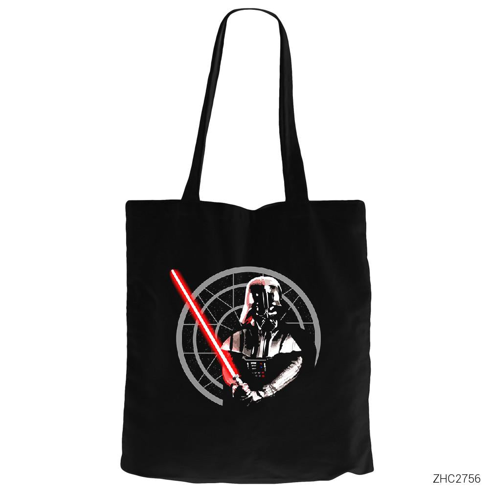 Star Wars The Enemy Siyah Fermuarlı Bez Çanta Gabardin