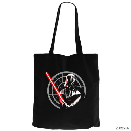Star Wars The Enemy Siyah Fermuarlı Bez Çanta Gabardin