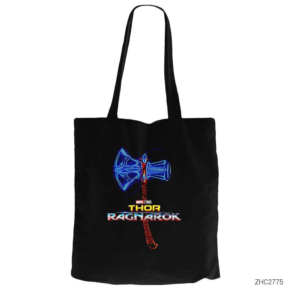 Thor StormBreaker 2 Siyah Fermuarlı Bez Çanta Gabardin