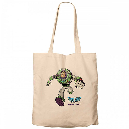Lightyear Running Krem Fermuarlı Bez Çanta Gabardin