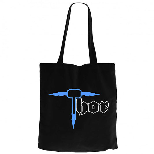 Thor Stormbreaker Siyah Fermuarlı Bez Çanta Gabardin