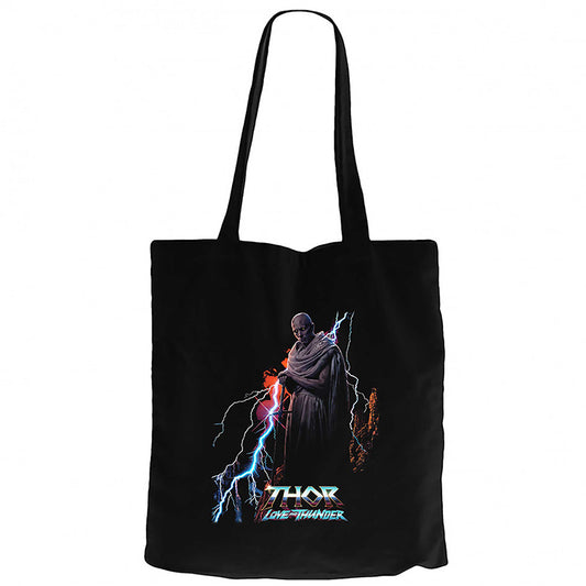 Thor Gorr Siyah Fermuarlı Bez Çanta Gabardin