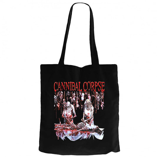 Cannibal Corpse Essential Siyah Fermuarlı Bez Çanta Gabardin