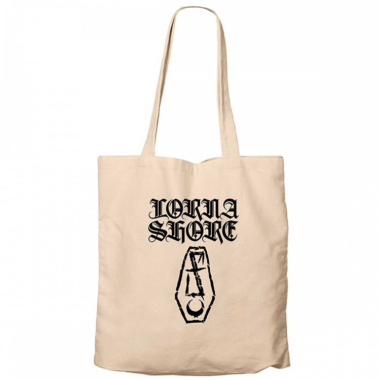 Lorna Shore FFlesh Coffin Krem Fermuarlı Bez Çanta Gabardin