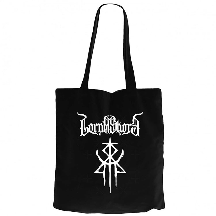 Lorna Shore İmmortal Siyah Fermuarlı Bez Çanta Gabardin