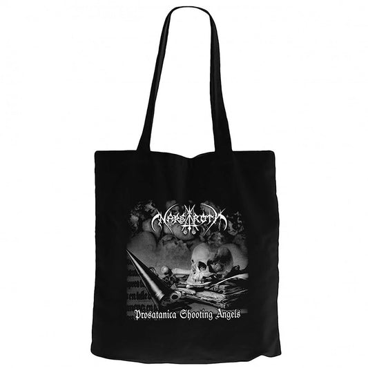 Nargaroth Prosatanica Shooting Siyah Fermuarlı Bez Çanta Gabardin