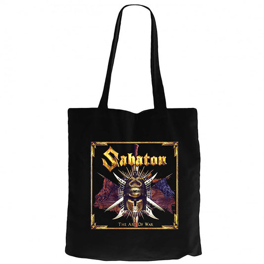 Sabaton The Art of War Siyah Fermuarlı Bez Çanta Gabardin