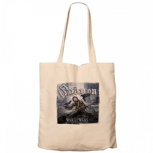 Sabaton The War To End All Wars Krem Fermuarlı Bez Çanta Gabardin