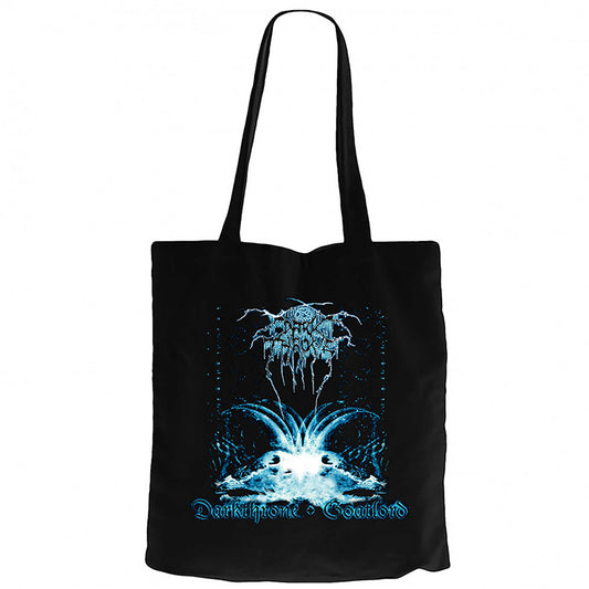 Darkthrone Goatlord Siyah Fermuarlı Bez Çanta Gabardin