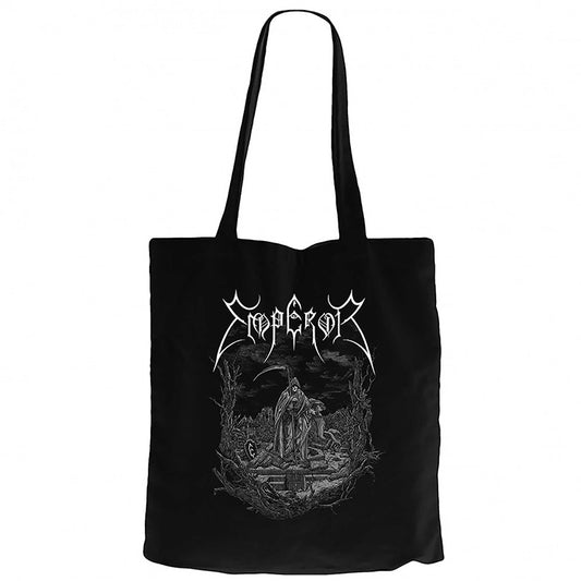 Emperor Angel Of Death Siyah Fermuarlı Bez Çanta Gabardin