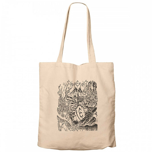 Emperor Band Essential Krem Fermuarlı Bez Çanta Gabardin