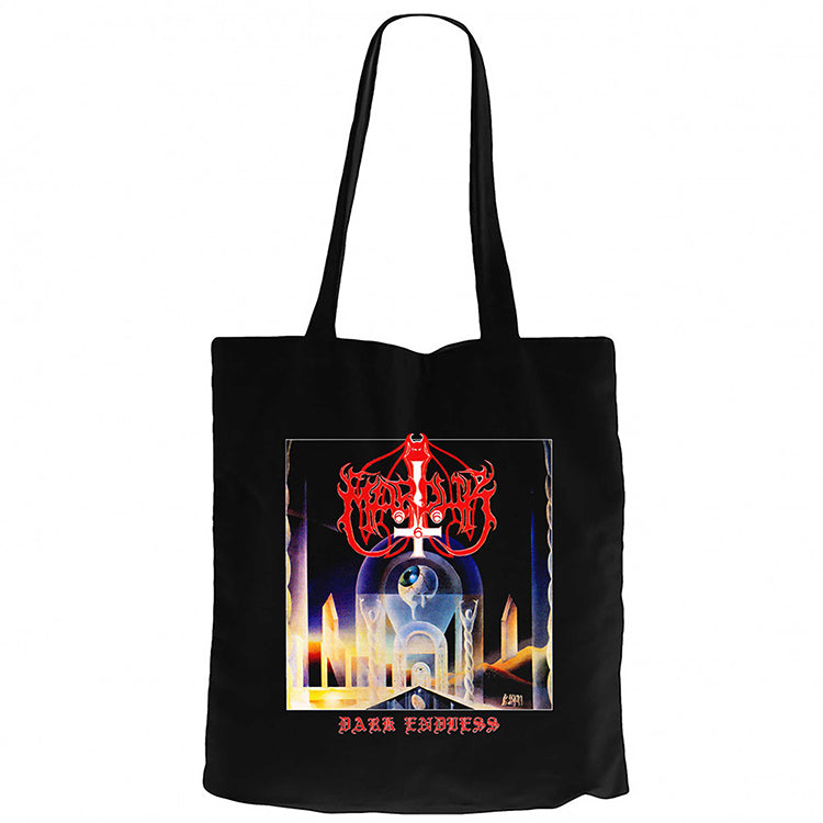 Marduk Dark Endless Siyah Fermuarlı Bez Çanta Gabardin