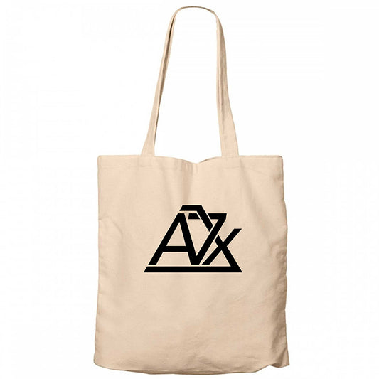 Avenged Sevenfold A7X Logo Krem Fermuarlı Bez Çanta Gabardin