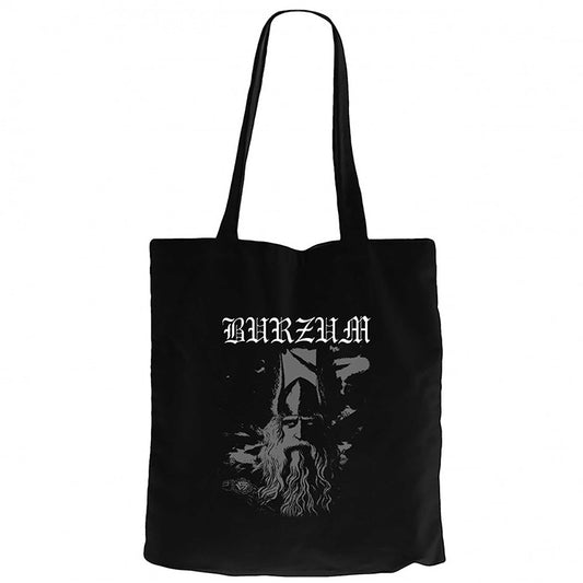Burzum True Norwegian Black Metal Siyah Fermuarlı Bez Çanta Gabardin