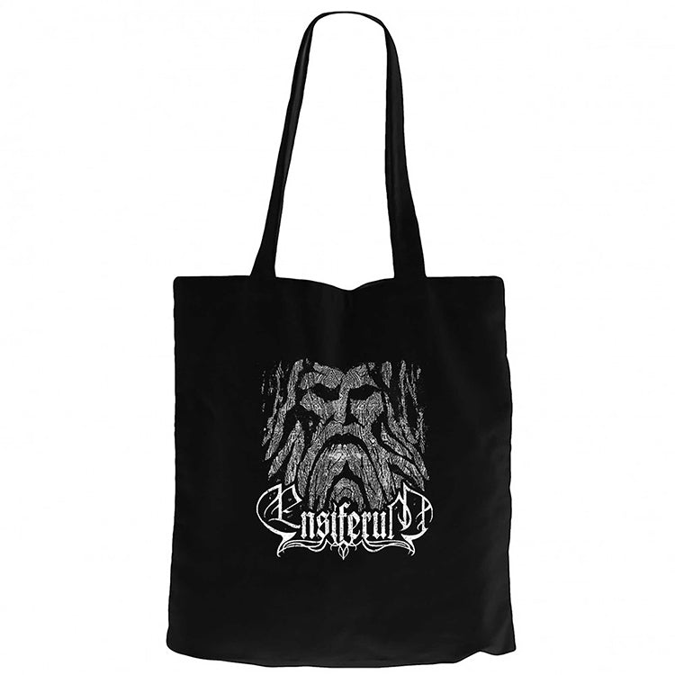 Ensiferum Man Siyah Fermuarlı Bez Çanta Gabardin
