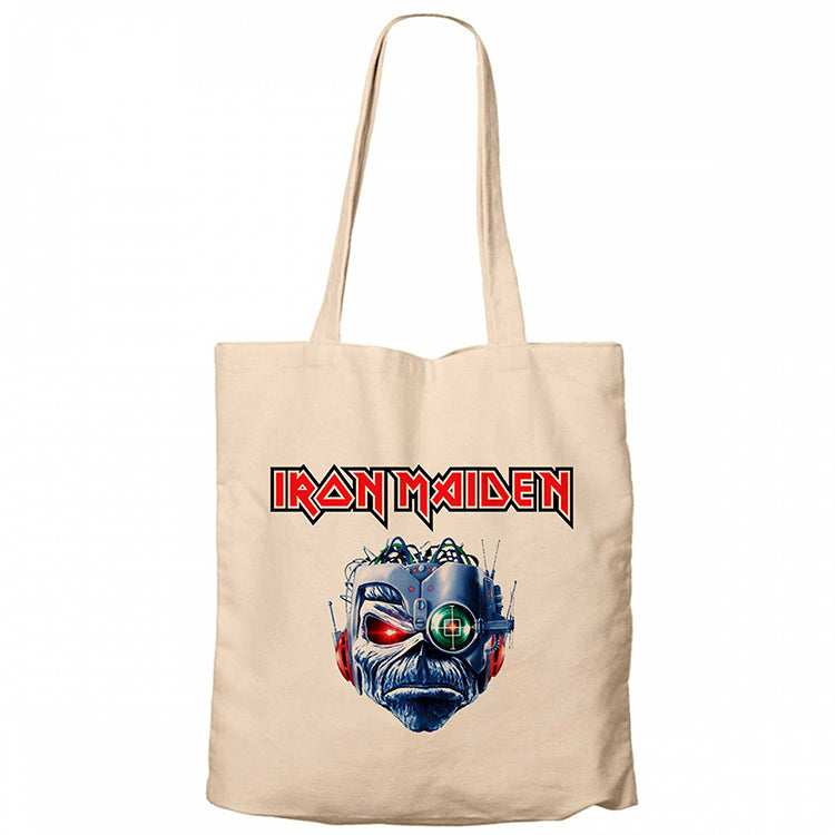 Iron Maiden Bionic Krem Kanvas Bez Çanta