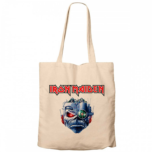 Iron Maiden Bionic Krem Kanvas Bez Çanta