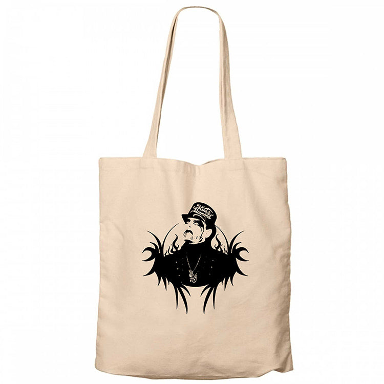 King Diamond Body Krem Fermuarlı Bez Çanta Gabardin