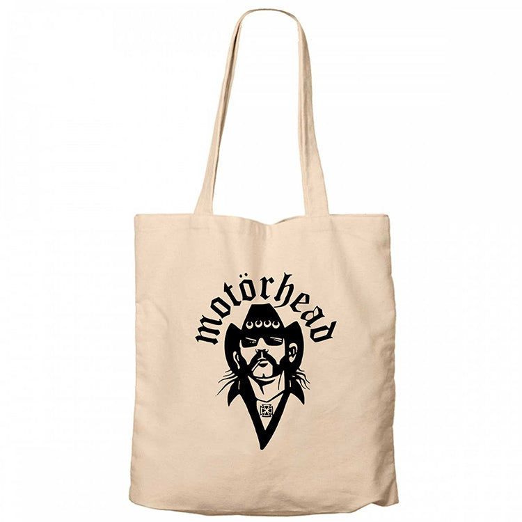 MotörHead Face Krem Fermuarlı Bez Çanta Gabardin